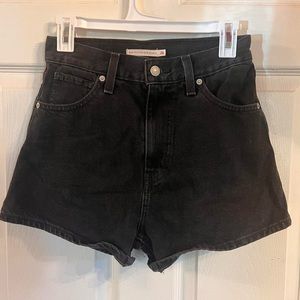 Vintage Black Levi Shorts